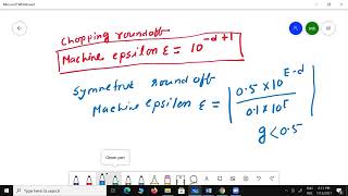 10 Approximations and Errors (Machine Epsilon)