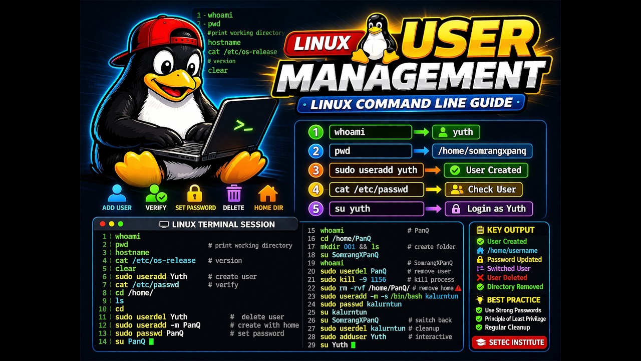 Linux || User Management - YouTube