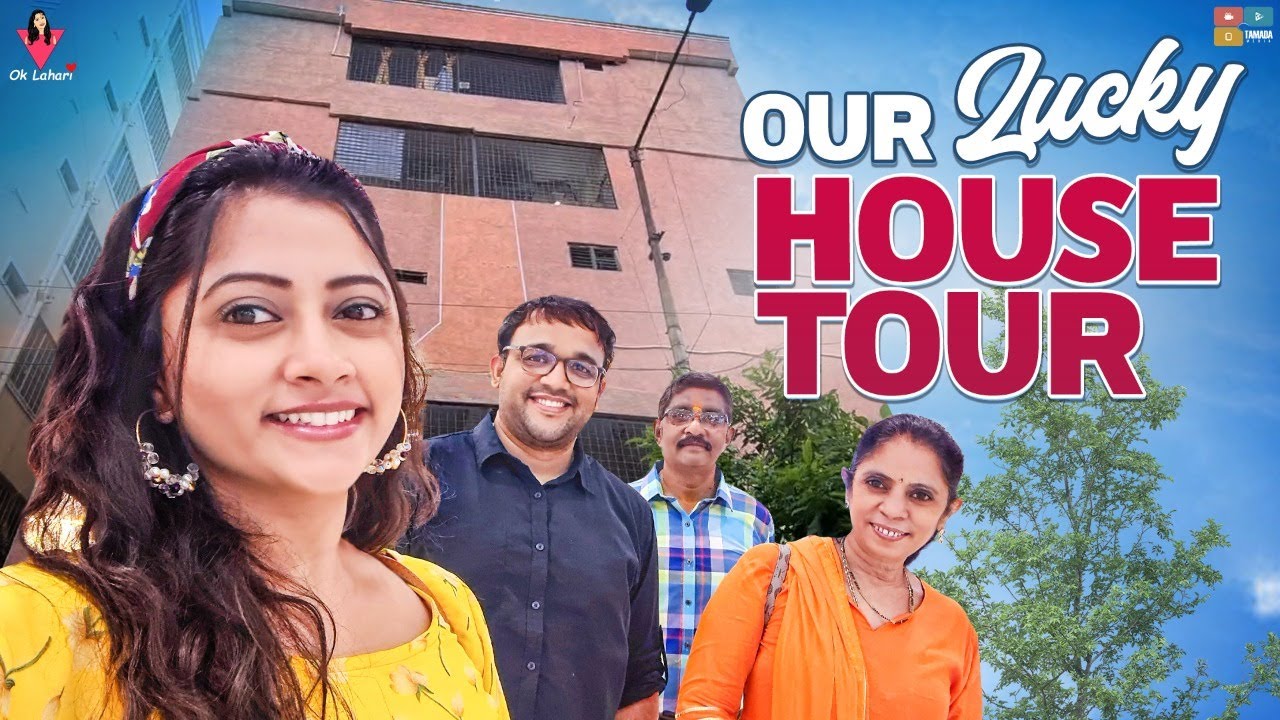 Parents Home tour Our Lucky house tour OK Lahari vlogs Tamada