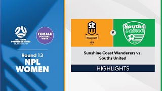 NPL Women Round 13 - Sunshine Coast Wanderers vs. Souths United Highlights by Football Queensland 56 views 2 days ago 4 minutes, 33 seconds