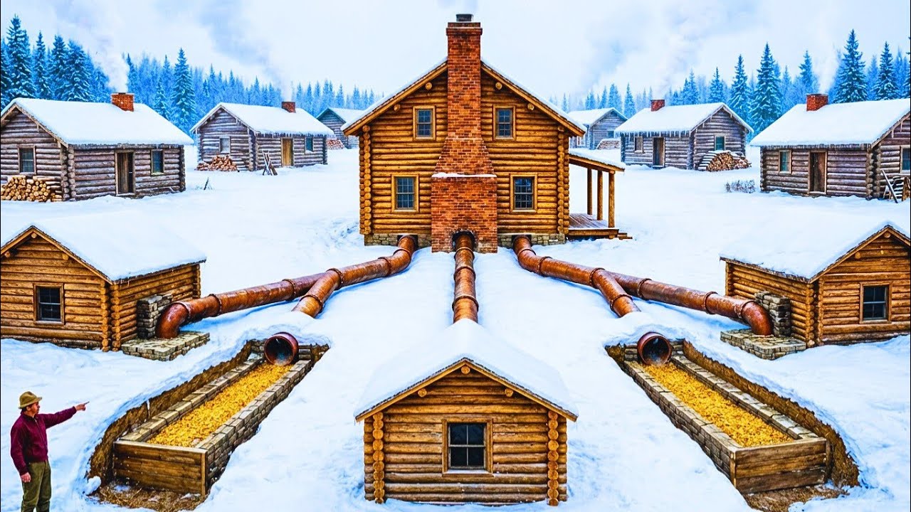 He Offered to Heat 3 Neighbors' Cabins With One Fire — They Laughed Until He Ran a Flue to Each One