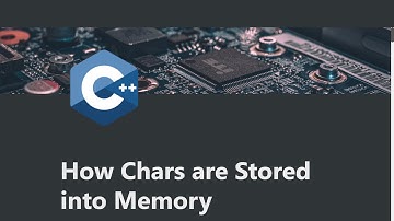 How C++ Stores Characters (char) into Memory