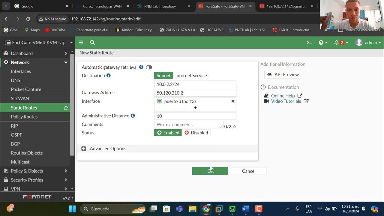 4 central nat fortigate v7 0 2 youtube