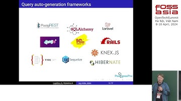 pg_index_stats: Automating Extended Stats in PostgreSQL, Andrei Lepikhov | FOSSASIA Summit 2024