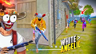 FREEFIRE 🔥White Angelic Pant OP Solo vs Squad 🎯17 Kills Total -Garena free fire PK GAMERS #freefire