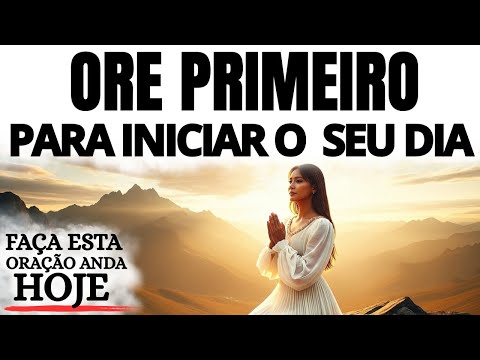 ORAÇÃO DA MANHÃ | ANTES DE SAIR DE CASA OUÇA ISSO | DEUS TEM UM ALERTA PRA VOCÊ HOJE