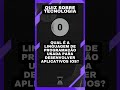 Quiz sobre tecnologia #15: Linguagem de programação usada para desenvolver apps no iOS