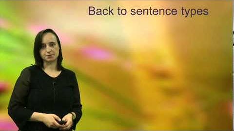 An introduction to clauses and sentences