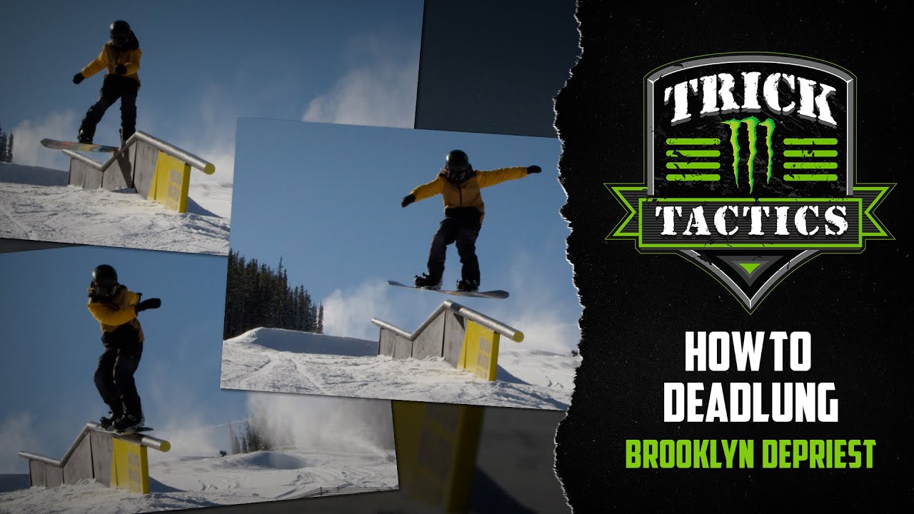 Trick Tactics Deadlung Boardslide 50/50 180 with Brooklyn DePriest