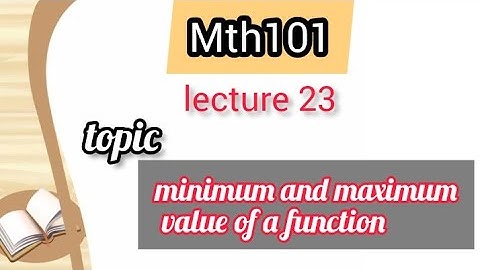 mth101 lecture  23 |mth101 short lecture 23|#mth101 #23
