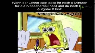 Ich bei der Klassenarbeit: (deutsche memes)