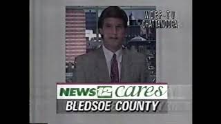 WDEF (CBS) Station ID 1995 News 12 Cares About Bledsoe County