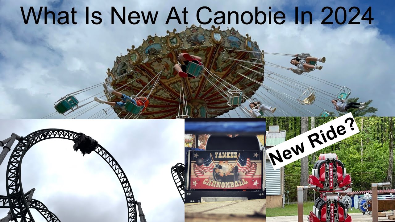 What Is New At Canobie For 2024? Canobie Lake Park Vlog | CrazycoasterPOVs