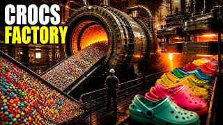 Inside the Massive Factory Turning Millions of Pellets into Colorful Crocs