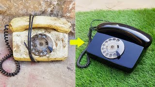 Restoration of Vintage Rotary Dial Landline Phone