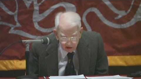 2003 Coase Lecture by Ronald Coase - Part 1/6