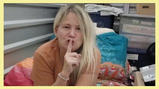 STEALTH Camping in a Storage Unit / Overnight Sleeping / Solo Woman