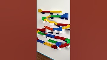 Lego Duplo compatible Marble Run magnetized @GravityBites1  #Hubelino #marblerun #3dprinting