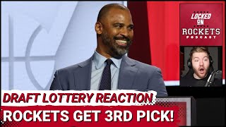 Houston Rockets Get #3 Pick In NBA Draft! Trade Out Or Draft The Pick? Possible Targets \& More