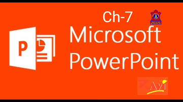 Computer grade 5 | Ch 7- Microsoft PowerPoint | APS BINNAGURI