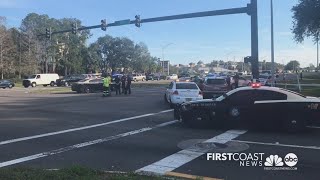 Person hit by vehicle on Southside Boulevard