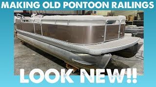 Pontoon Railing Restoration - New Sheet Metal 