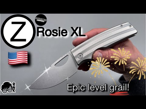 Unboxing a gorgeous grail knife… the Oz Machine Co. Rosie CL in 20CV… bigger can be more beautiful!