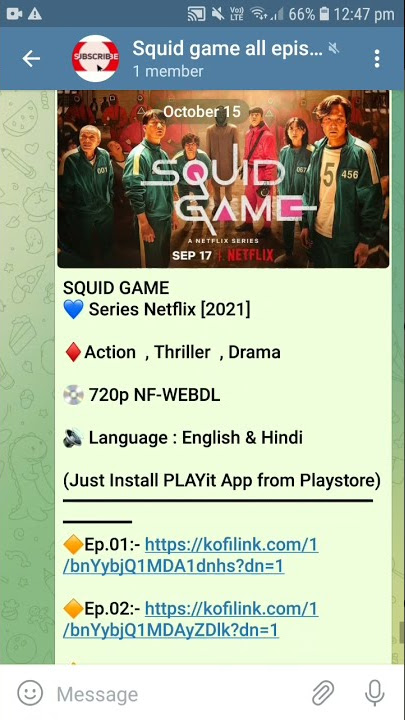 SQUID GAME.ALL EPISODES IN HINDI AVAILABLE TELEGRAM LINK  JOIN..https://t.me/akallwebseriesavailable