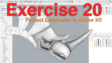 How to Use the Project Constraint in Rhino 3D