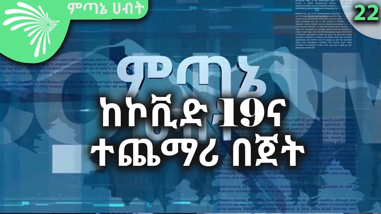ኢትዮጵያ ከኮቪድ 19 ለማገገም መያዝ ስላለባት ተጨማሪ በጀት Economy Show @ArtsTvWorld