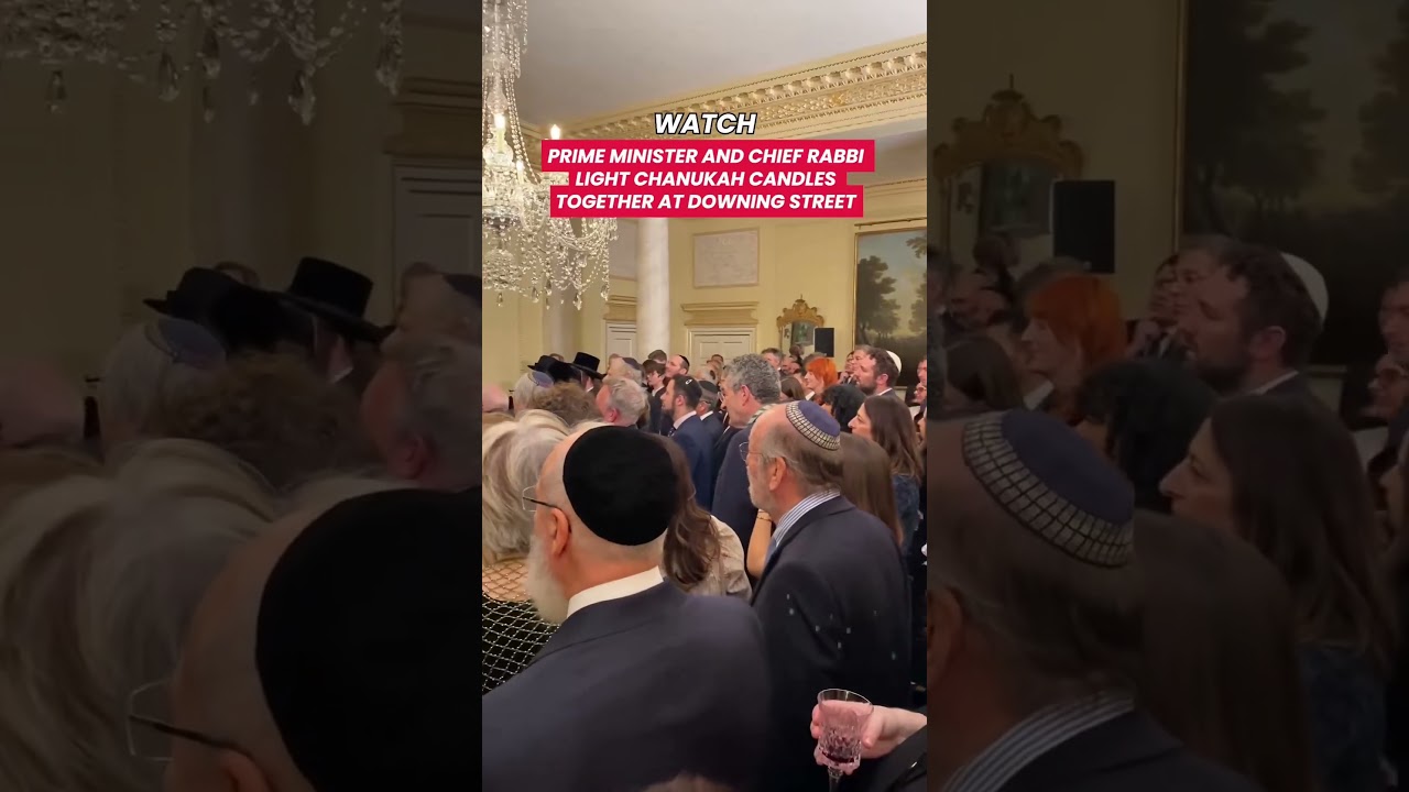 UK Prime Minister Keir Starmer hosts Menorah Lighting event at Downing Street