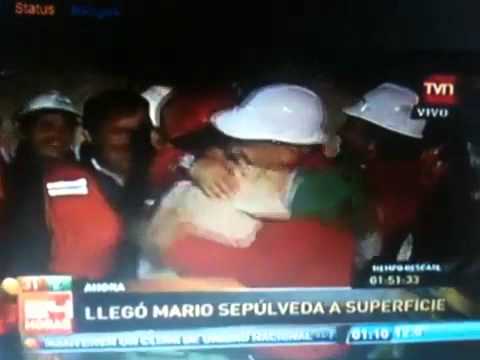 Mario Sepulveda, the second chilean miner rescued from the