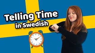 Klockan - How to tell time in Swedish - Learn Swedish in a Fun way!