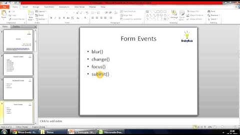 9  JQuery Tutorial : Keyboard and Form Events