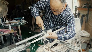 process of making billiard cues with delicate technology. Korean Billiards Cue Stick Master screenshot 5