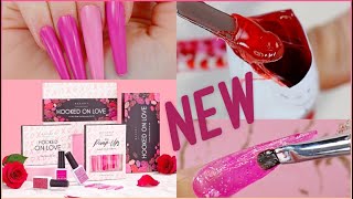 Testing a Valentine's Day Polygel kit + Nail Art