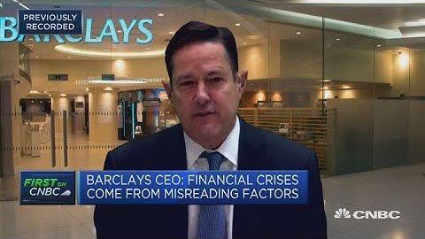 Barclays CEO: 