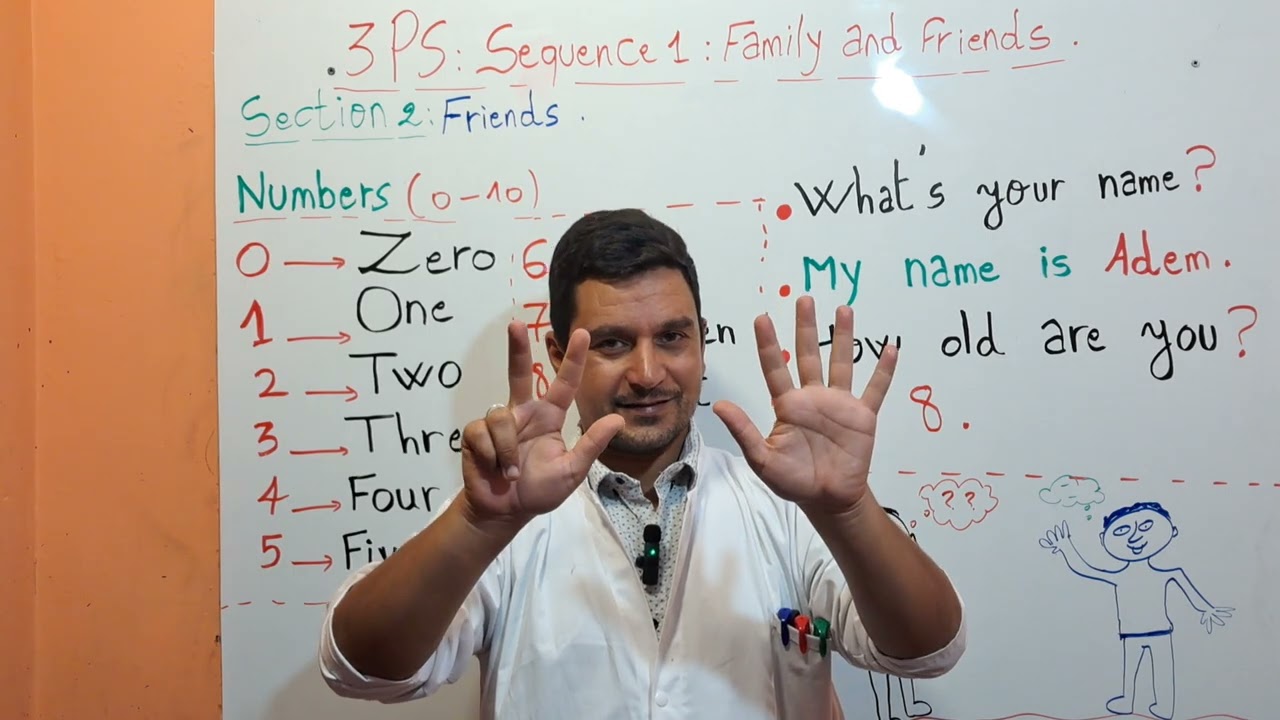 السنة الثالثة ابتدائي [ تعلم الأرقام بالإنجليزية بسهولة ]