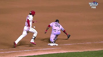 WS2013 Gm3: Carpenter reaches on an infield single