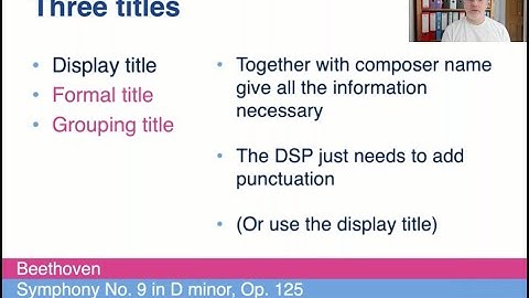 Classical Music Metadata (March 2022)