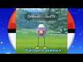 Pokemon go 425 new pokemon drifloon balloon pokemon  sahil sky