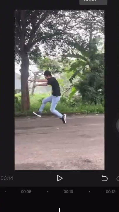 tutorial bikin video transisi naik motor dengan VN #editing #tiktok #tiktokvideo