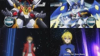 Dark Dimensional Robo, "Яeverse" Diayusha vs Blue Storm Wave Dragon, Tetra-drive Dragon (Sub)