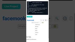 Can you tell me the name of which social media&#39;s UI is this in 10 sec of video #coding #html #css