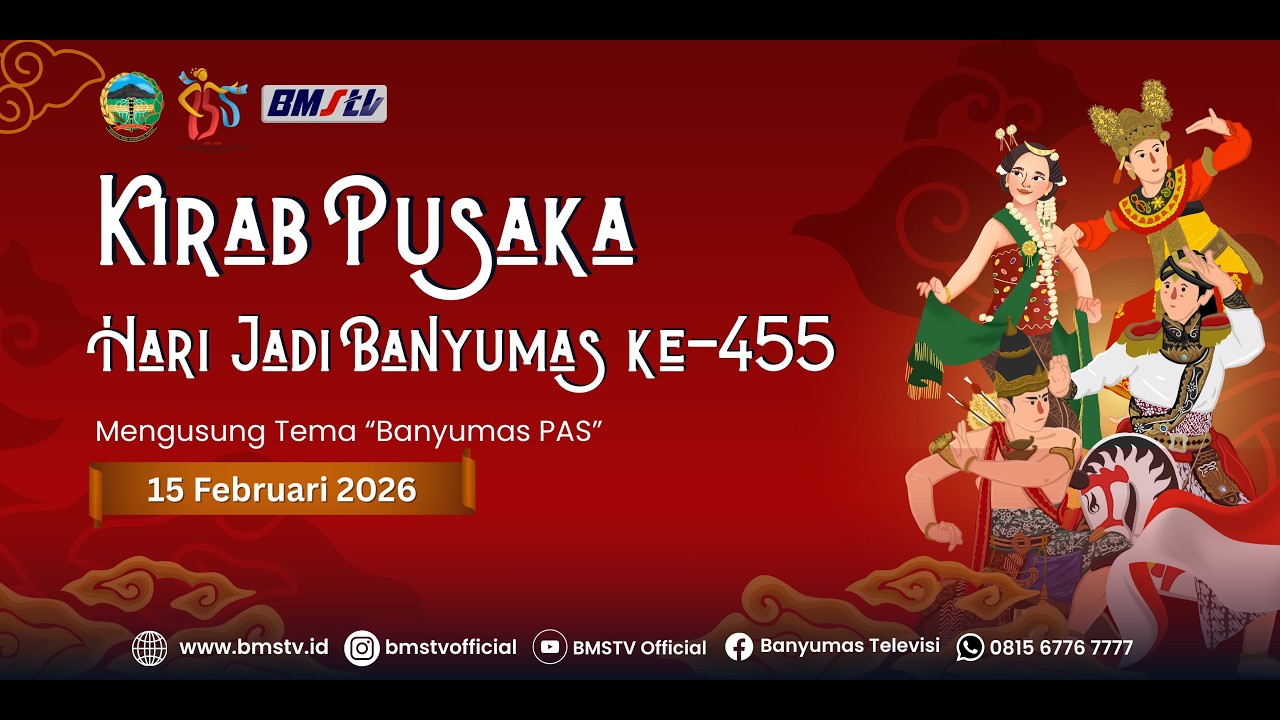 Kirab Pusaka Hari Jadi Banyumas ke-455 - Mengusung Tema “Banyumas PAS”