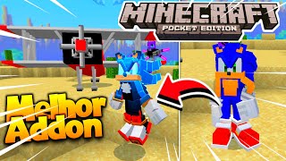 IT'S OUT!!! THE BEST SONIC ADDON/MOD FOR MINECRAFT PE! (Minecraft Bedrock Edition) screenshot 4