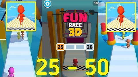 Fun Race 3D Gameplay #2 | Level 25 - 50