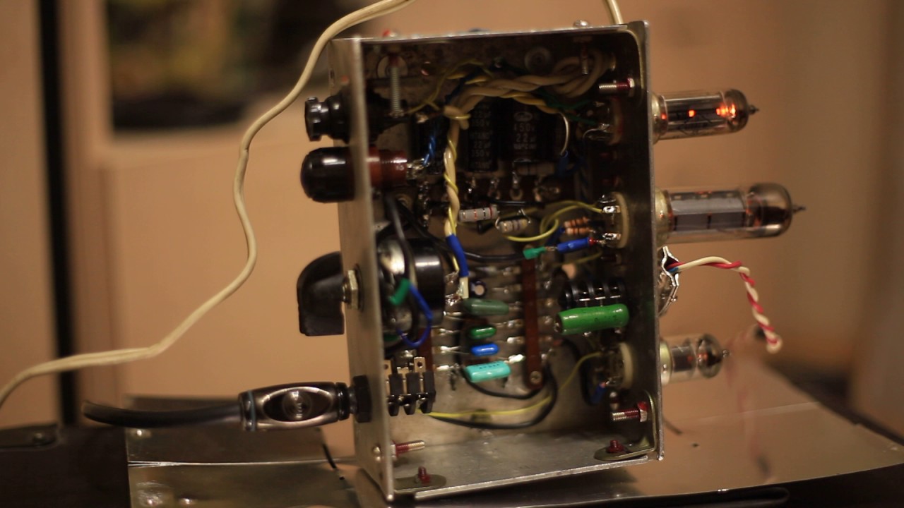 Fender Champ 5c1 - like amp from Scrap Parts (Гитарный усилитель на ...