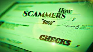 How Scammers Do Check Fraud😳💻(Templates, Checks, Printers, Etc)