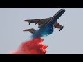 Бе-200ЧС Сброс воды МАКС 2019 / Beriev Be-200ES  Fire fighting demo MAKS 2019